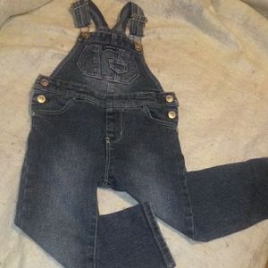 Girls Denim Overalls